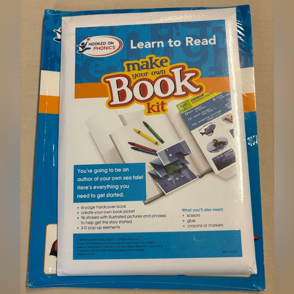 Hooked on Phonics - New Make Your Own Book Kit